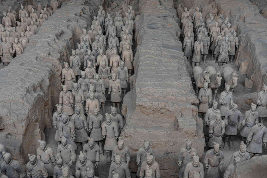 China - Xi'an 007 - mausoleo de Qin Shi Huang - Guerreros de Terracota